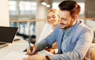 Signing the first lease agreements